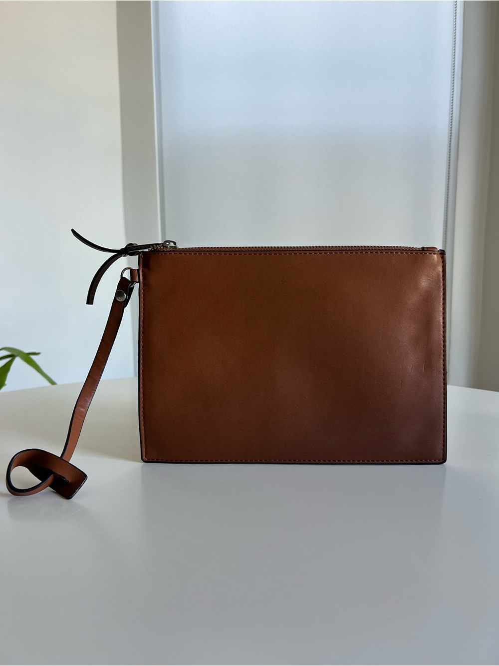 French Connection | Cognac Wristlet
